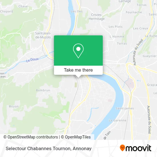 Selectour Chabannes Tournon map