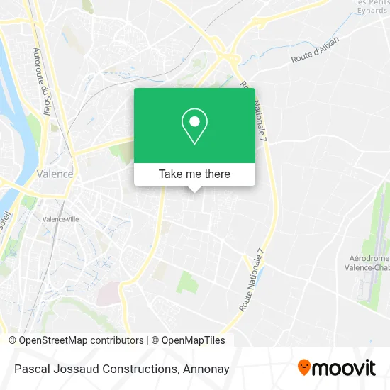 Pascal Jossaud Constructions map