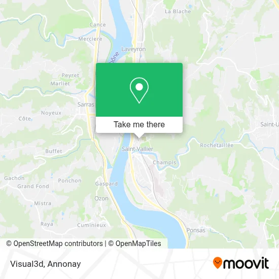 Visual3d map