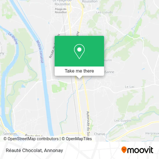 Réauté Chocolat map