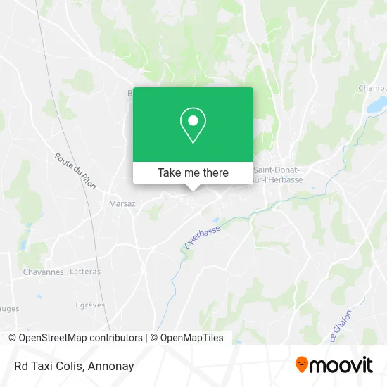 Rd Taxi Colis map