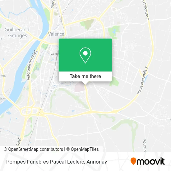 Pompes Funebres Pascal Leclerc map
