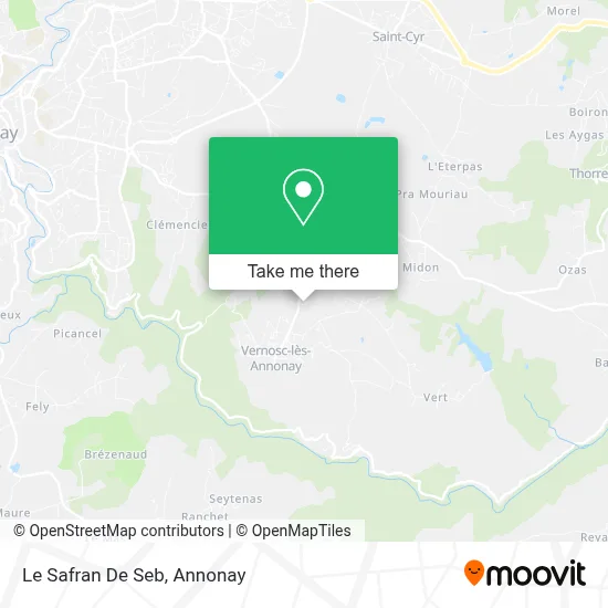 Le Safran De Seb map