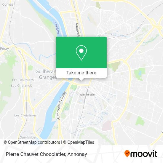Pierre Chauvet Chocolatier map