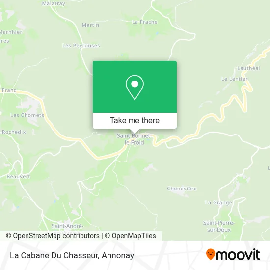La Cabane Du Chasseur map