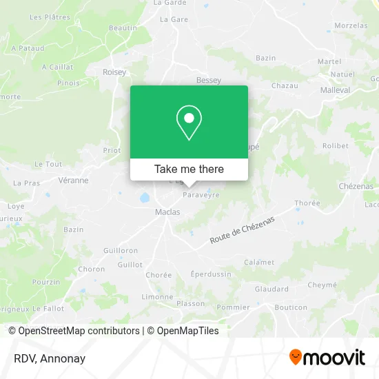Mapa Rdv