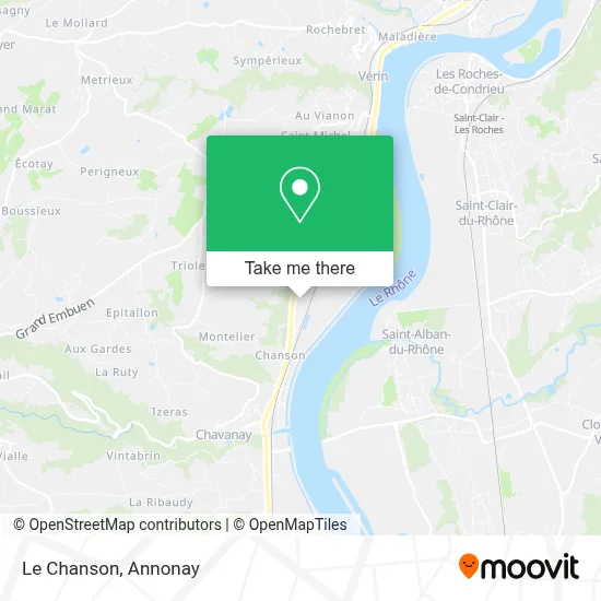 Le Chanson map