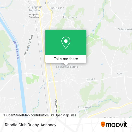 Rhodia Club Rugby map