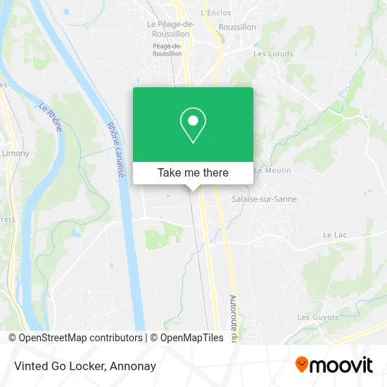 Vinted Go Locker map
