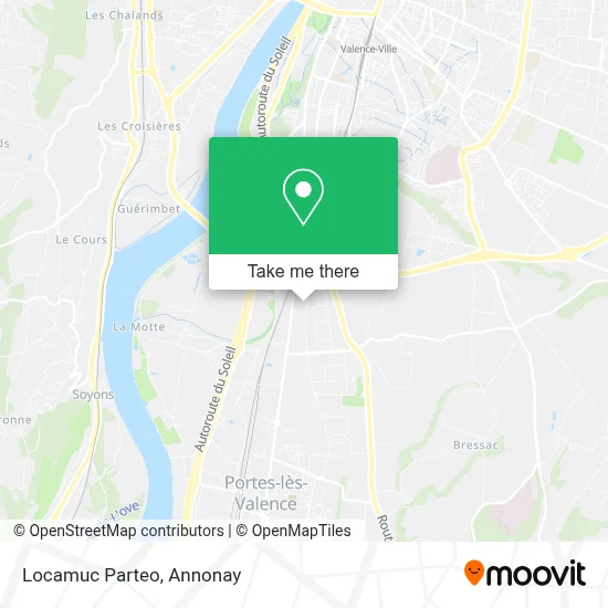 Locamuc Parteo map