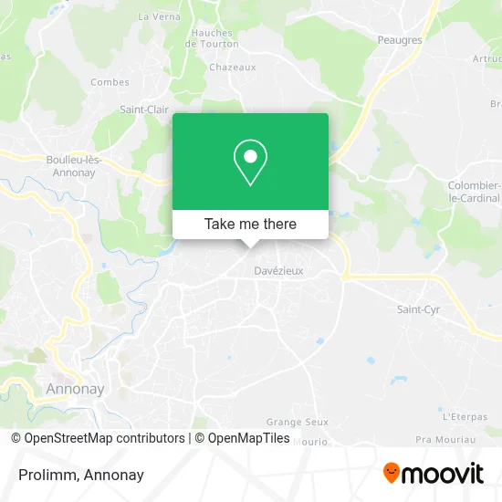 Prolimm map