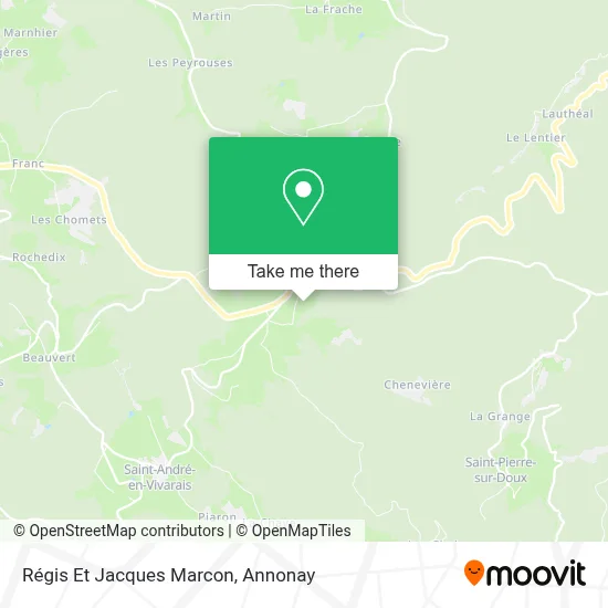 Régis Et Jacques Marcon map