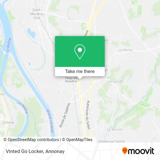 Vinted Go Locker map