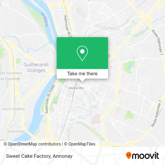Sweet Cake Factory map