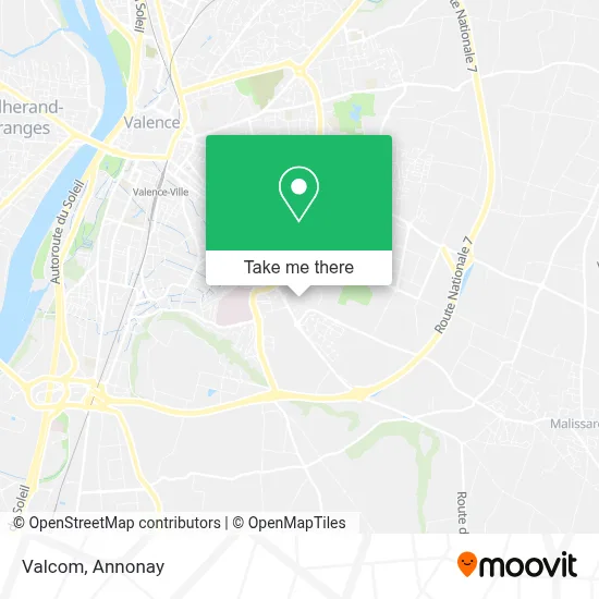 Valcom map