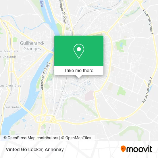 Vinted Go Locker map