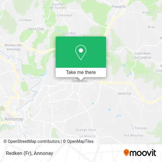 Redken (Fr) map