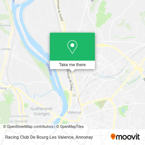 Racing Club De Bourg Les Valence map