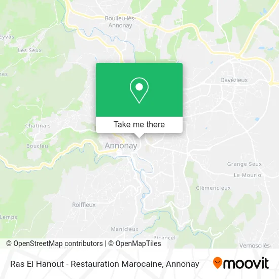 Ras El Hanout - Restauration Marocaine map