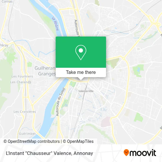 L'Instant "Chausseur" Valence map