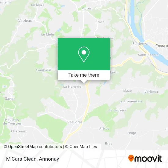 M'Cars Clean map