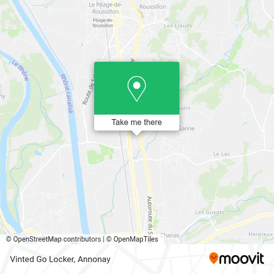 Vinted Go Locker map