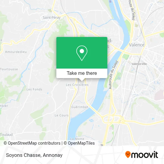 Soyons Chasse map