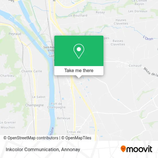 Inkcolor Communication map
