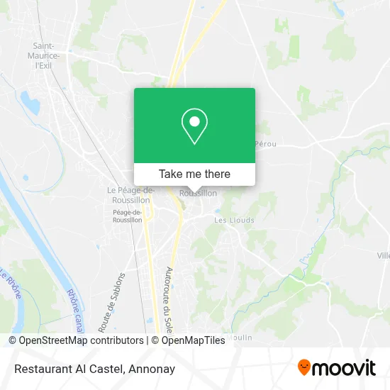 Restaurant Al Castel map