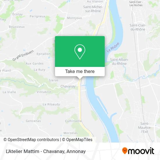 L'Atelier Mattim - Chavanay map