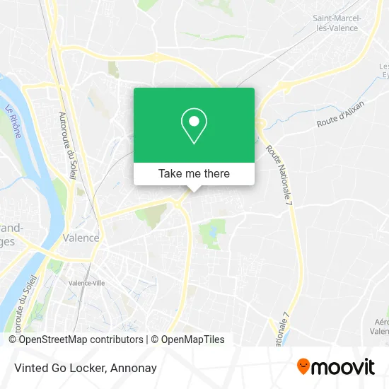 Vinted Go Locker map
