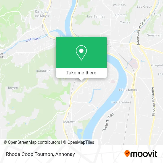 Rhoda Coop Tournon map