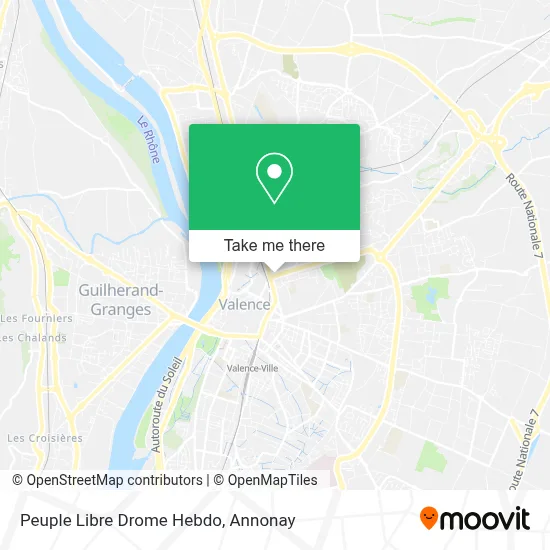 Peuple Libre Drome Hebdo map
