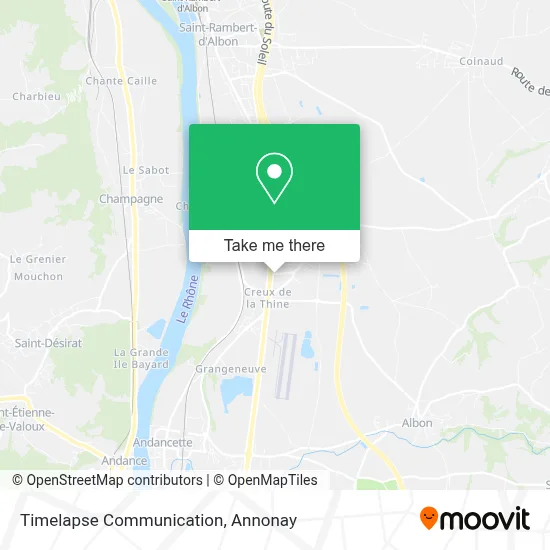 Timelapse Communication map