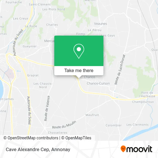 Cave Alexandre Cep map