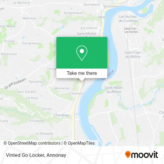 Vinted Go Locker map