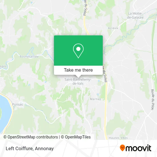 Left Coiffure map