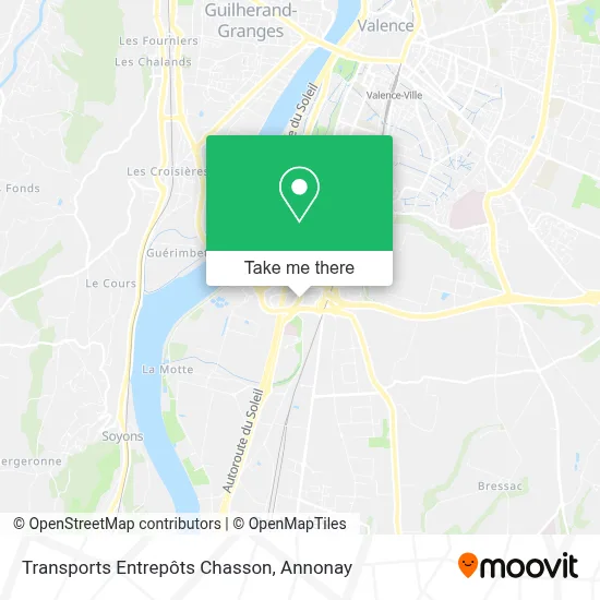 Transports Entrepôts Chasson map