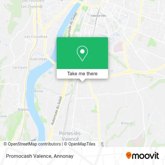 Promocash Valence map