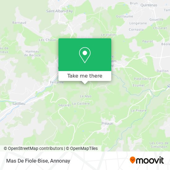 Mas De Fiole-Bise map