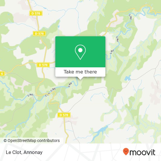 Le Clot map