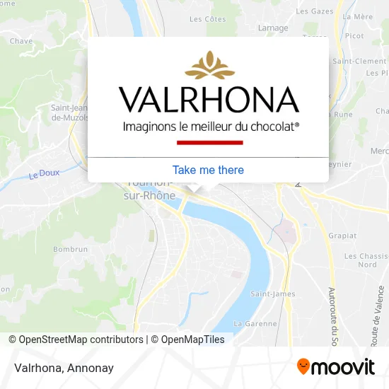 Valrhona map