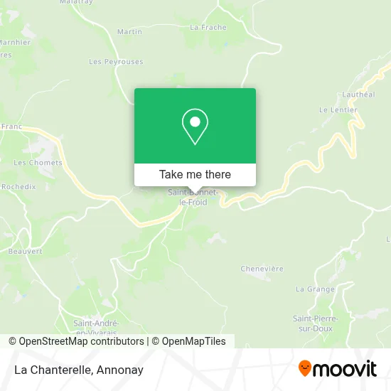 La Chanterelle map