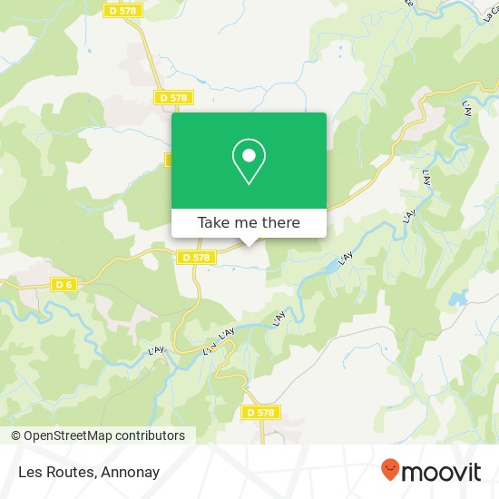 Les Routes map