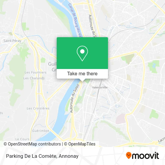 Mapa Parking De La Comète