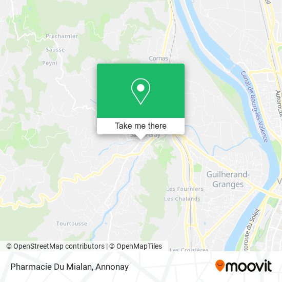 Pharmacie Du Mialan map