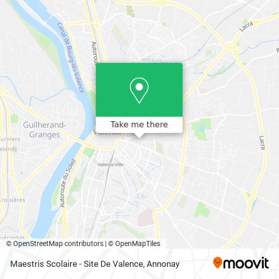 Mapa Maestris Scolaire - Site De Valence