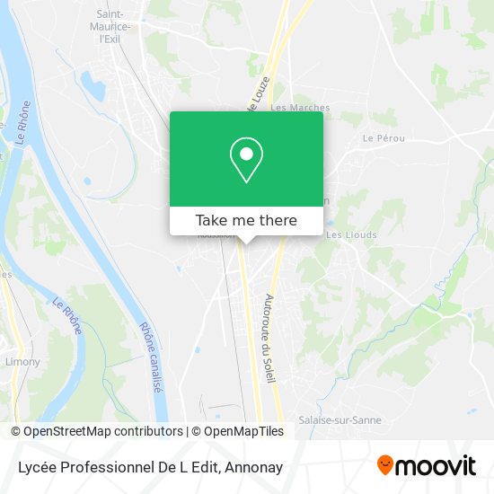 Lycée Professionnel De L Edit map