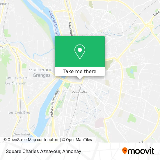 Square Charles Aznavour map
