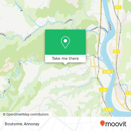 Boutonne map